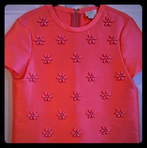 Kate Spade Floral Cluster Popover XS Top